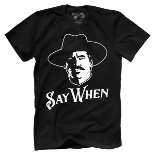 T-shirt Premium Mens Shirt / Black / XS Say When