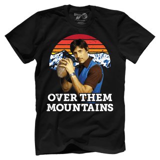 T-shirt Premium Mens Shirt / Black / XS Over Them Mountains