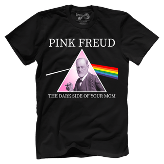T-shirt Pink Freud - Dark Side of Your Mom (parody)