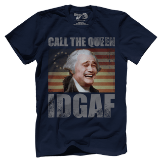 T-shirt Premium Mens Shirt / Navy / 5XL Call the Queen