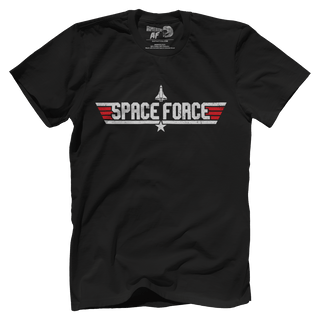 T-shirt Premium Mens Shirt / Black / S Space Force (Fighter Pilot Edition)
