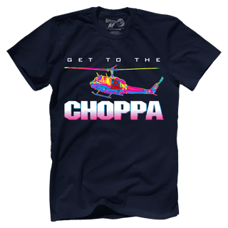 Apparel Premium Mens Shirt / Midnight Navy / X-Small Get To The Choppa