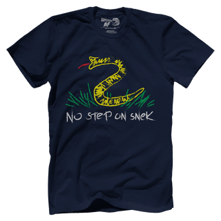 T-shirt Premium Mens Shirt / Midnight Navy / XS No Step on Snek