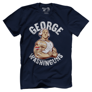 T-shirt Premium Mens Shirt / Midnight Navy / XS George Washinguns