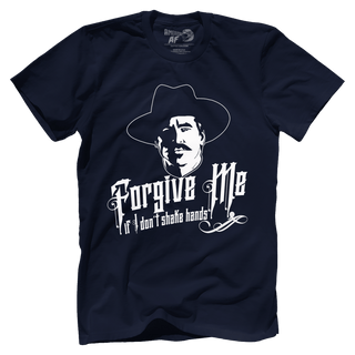 T-shirt Premium Mens Shirt / Navy / XS Forgive Me if I Don't Shake Hands (PARODY)
