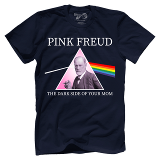 T-shirt Pink Freud - Dark Side of Your Mom (parody)