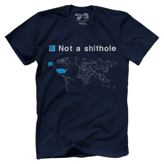 T-shirt Premium Mens Shirt / Navy / XS Not a Sh*thole