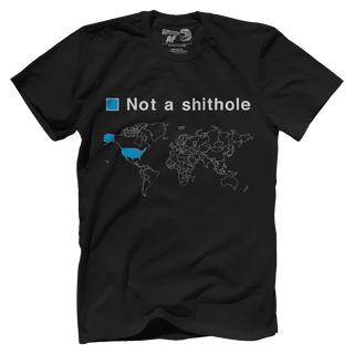 T-shirt Premium Mens Shirt / Black / XS Not a Sh*thole