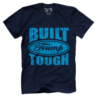 T-shirt Premium Mens Shirt / Navy / XS Built Trump Tough