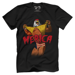 T-shirt Premium Mens Shirt / Black / 5XL Merica Hogan