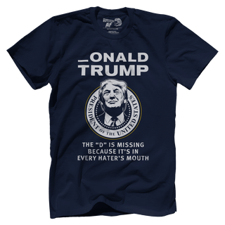 T-shirt Premium Mens Shirt / Navy / XS _onald Trump