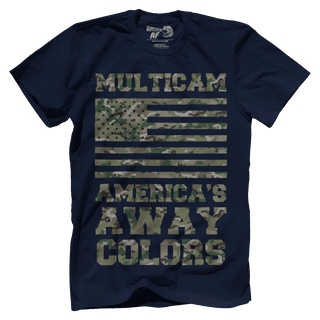 T-shirt Premium Mens Shirt / Navy / S MULTICAM- America's Away Colors! v1