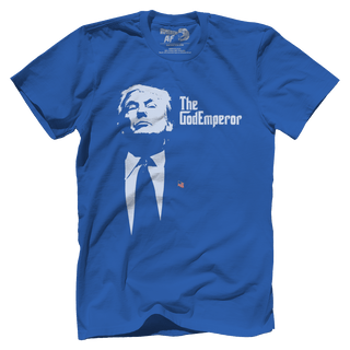 T-shirt Premium Mens Shirt / Royal Blue / 5XL The God Emperor