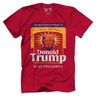 T-shirt Premium Mens Shirt / Red / XS The Best Part Of Waking Up