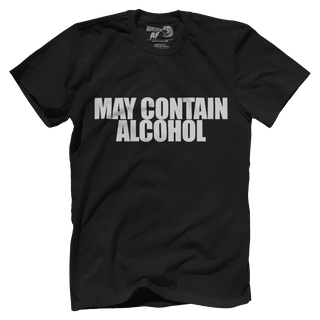 T-shirt Premium Mens Shirt / Black / XS May Contain Alcohol