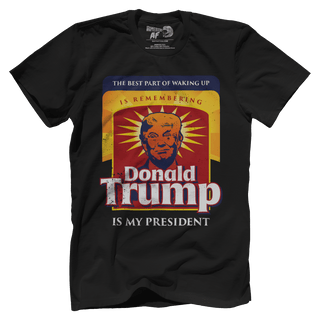 T-shirt Premium Mens Shirt / Black / XS The Best Part Of Waking Up