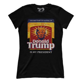 T-shirt Premium Ladies Tee / Black / S The Best Part Of Waking Up (Ladies)